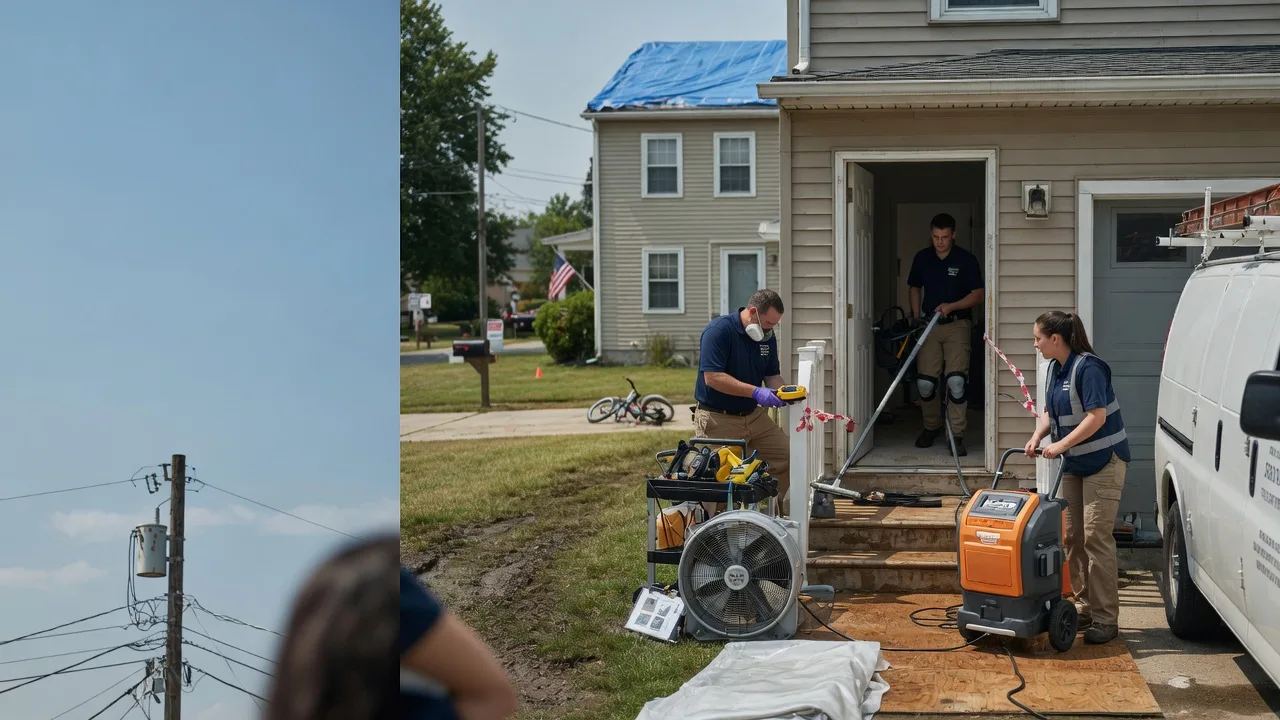 Water Damage Repair in College Corner, OH near me